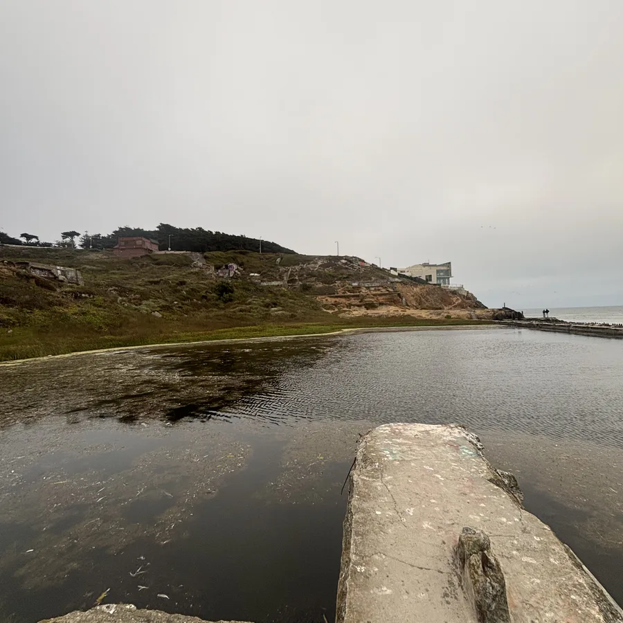 Sutro Baths lost in fog